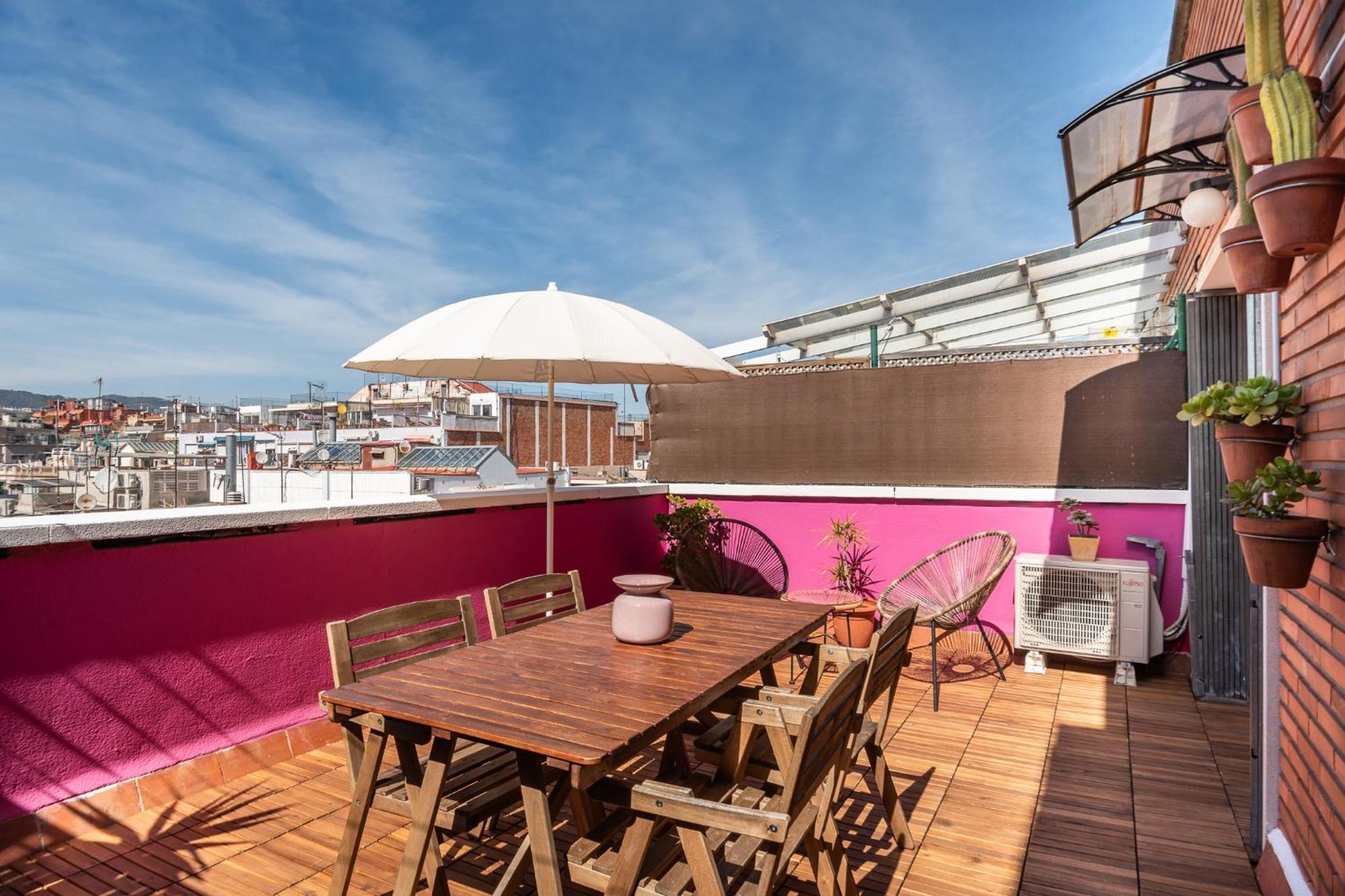 Appartamento Dreamy Sunsets In A Penthouse With Terrace Barcellona
